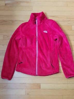 The North Face Pink Fuzzy Full-Zip Jacket